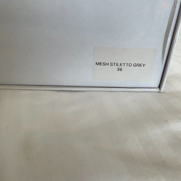 Jessica Rich Grey Mesh Stiletto - 6 - Picture 5 of 5